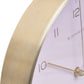 Elko Gold And Pink Finish Wall Clock