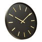 Vitus Black And Gold Wall Clock