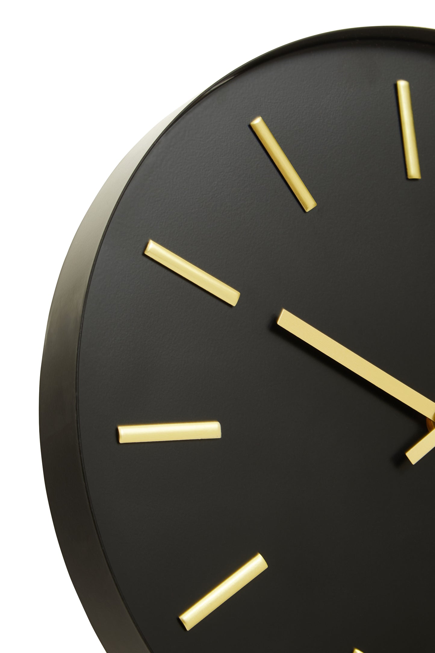 Vitus Black And Gold Wall Clock