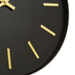 Vitus Black And Gold Wall Clock