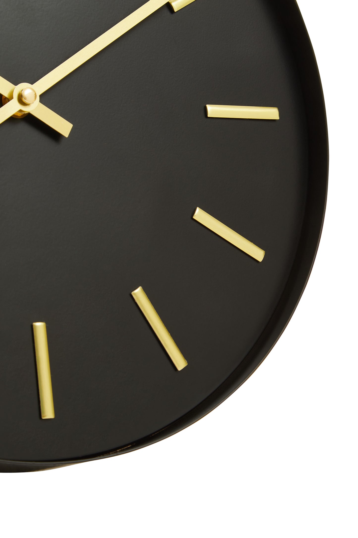 Vitus Black And Gold Wall Clock