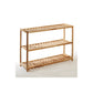 Parker Walnut Wood Bathe Three Tier Shoe Rack