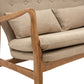 Stockholm 2 Seat Birch Wood Frame Sofa