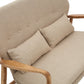 Stockholm 2 Seat Birch Wood Frame Sofa