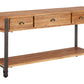 New Foundry 3 Drawer Console Table