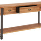 New Foundry 3 Drawer Console Table