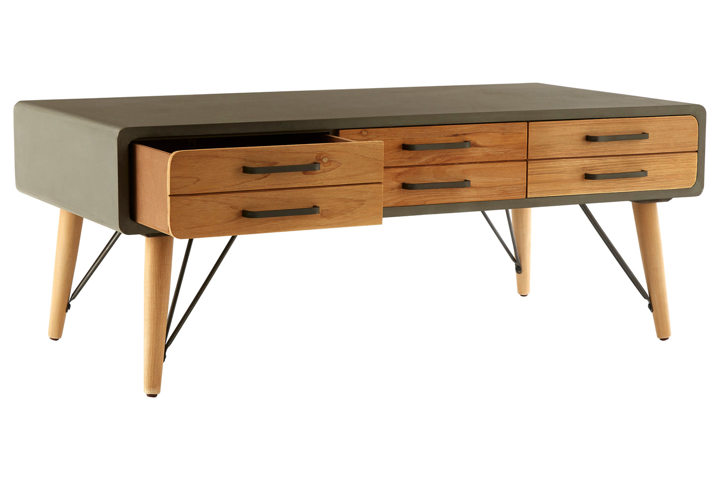 Trinity Coffee Table With Six Drawers