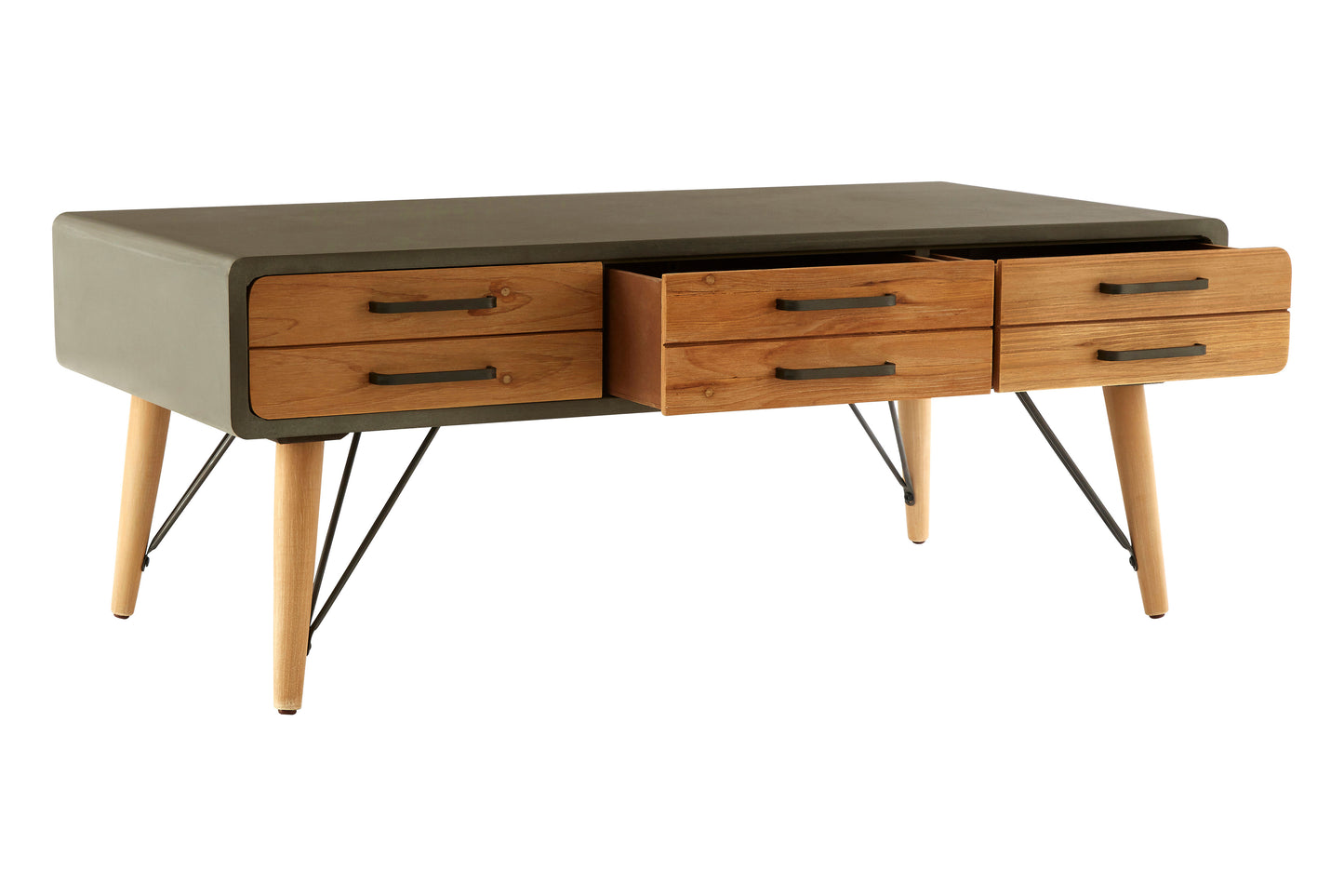 Trinity Coffee Table With Six Drawers