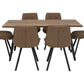 Westford 7pc Rectangular Brown Dining Set