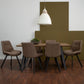 Westford 7pc Rectangular Brown Dining Set