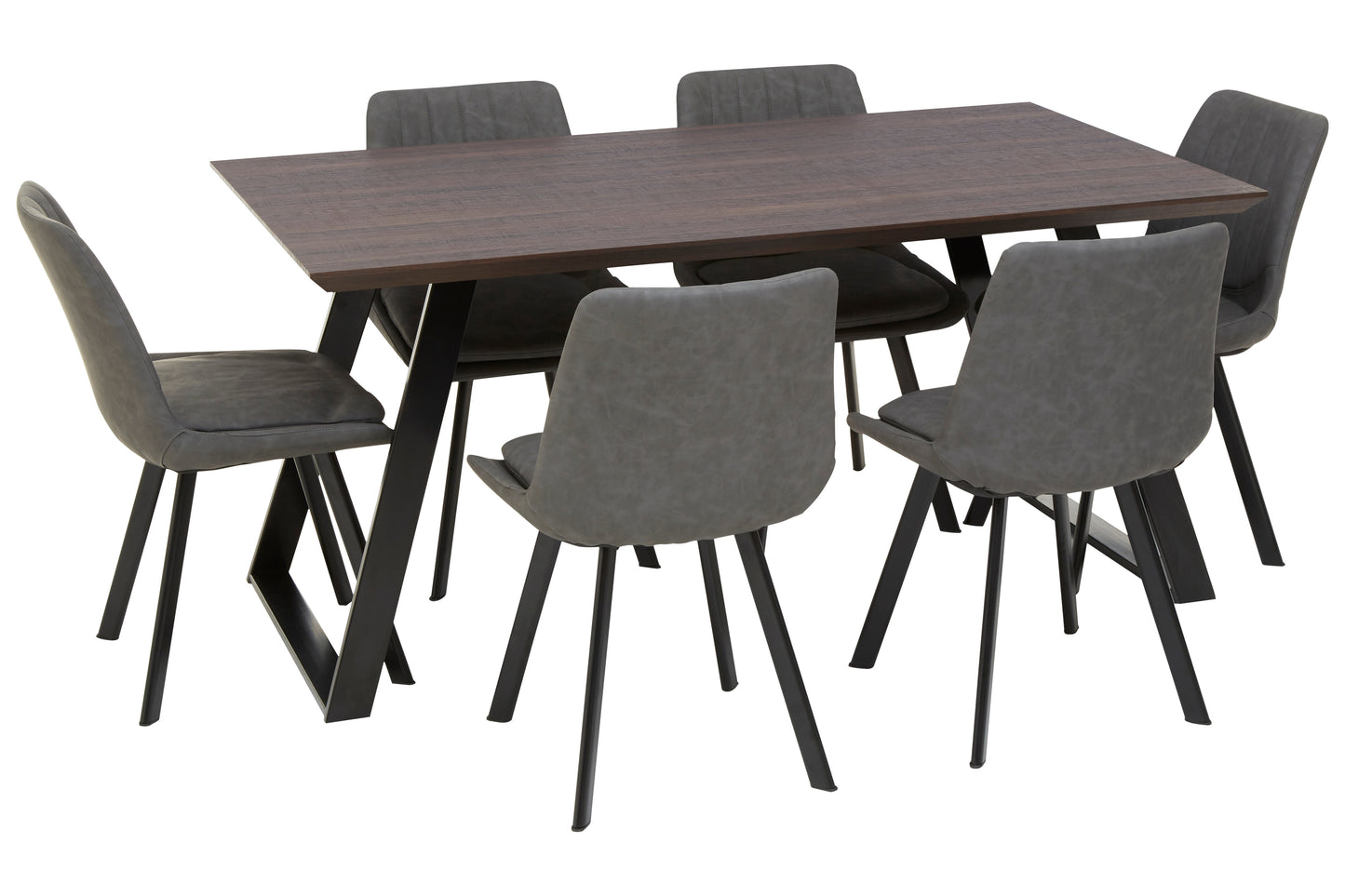 Westford 7pc Grey Rectangular Dining set