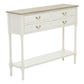 Heritage 4 Drawer Console Table