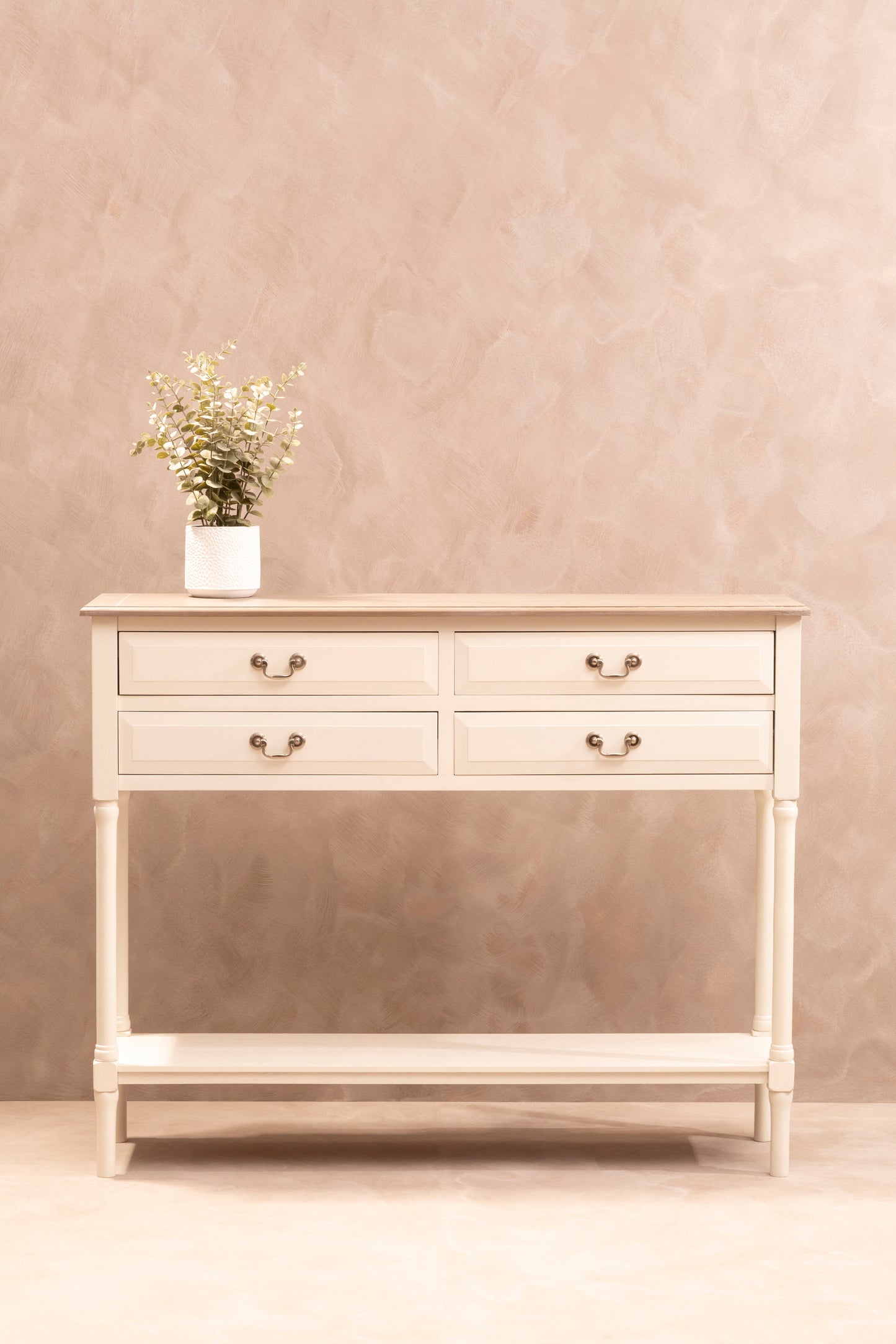 Heritage 4 Drawer Console Table