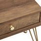 Flori 1 Drawer Draw Side Table with Hairpin Legs