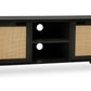 Sherman Black Wood Media Unit