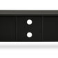 Sherman Black Wood Media Unit