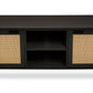 Sherman Black Wood Media Unit