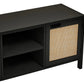 Sherman Black Wood Media Unit