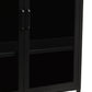 Acier Two Door Black Metal Cabinet