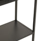 Acier Two Door Black Metal Cabinet