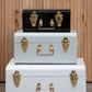 Parley Set Of Three Monochrome Storage Trunks