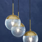 Revive Gold Finish 3 Bulb Pendant Light