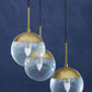 Revive Gold Finish 3 Bulb Pendant Light