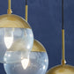 Revive Gold Finish 3 Bulb Pendant Light