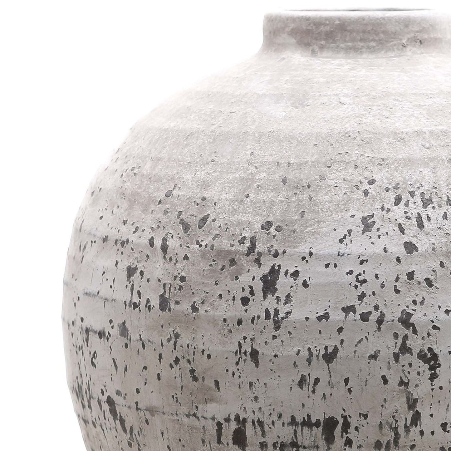 Hills Interiors Tiber Stone Ceramic Vase