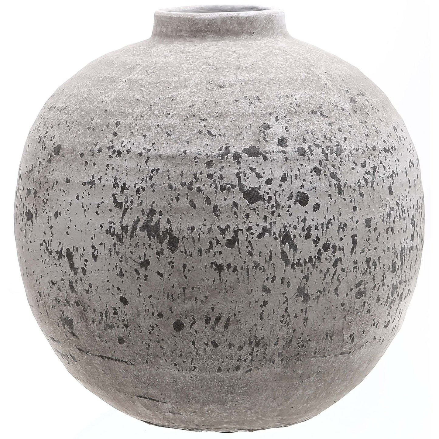 Hills Interiors Tiber Stone Ceramic Vase