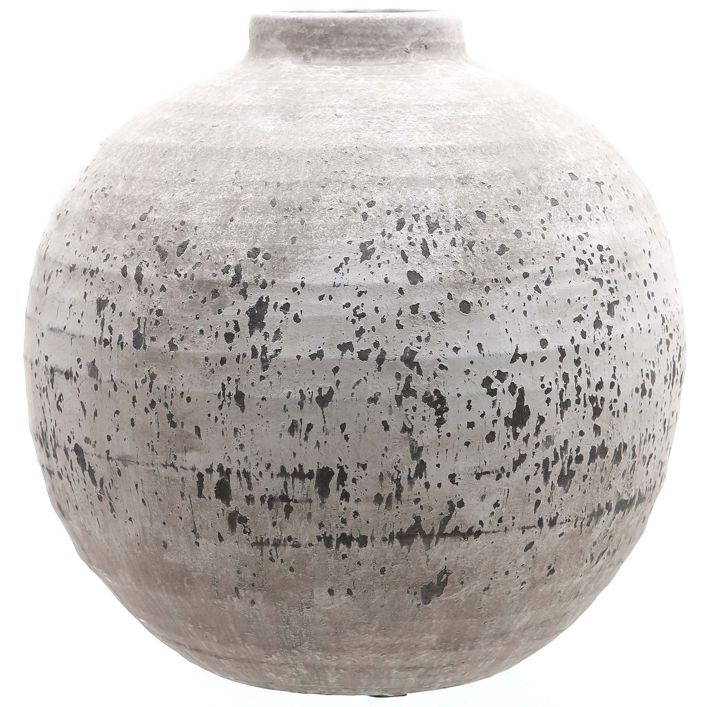 Hills Interiors Tiber Large Stone Ceramic Vase