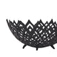 Black Cast Lattice Bowl