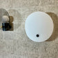 Folio Wall Light, Black & Frosted Glass