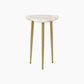 Amara White Agate End Table