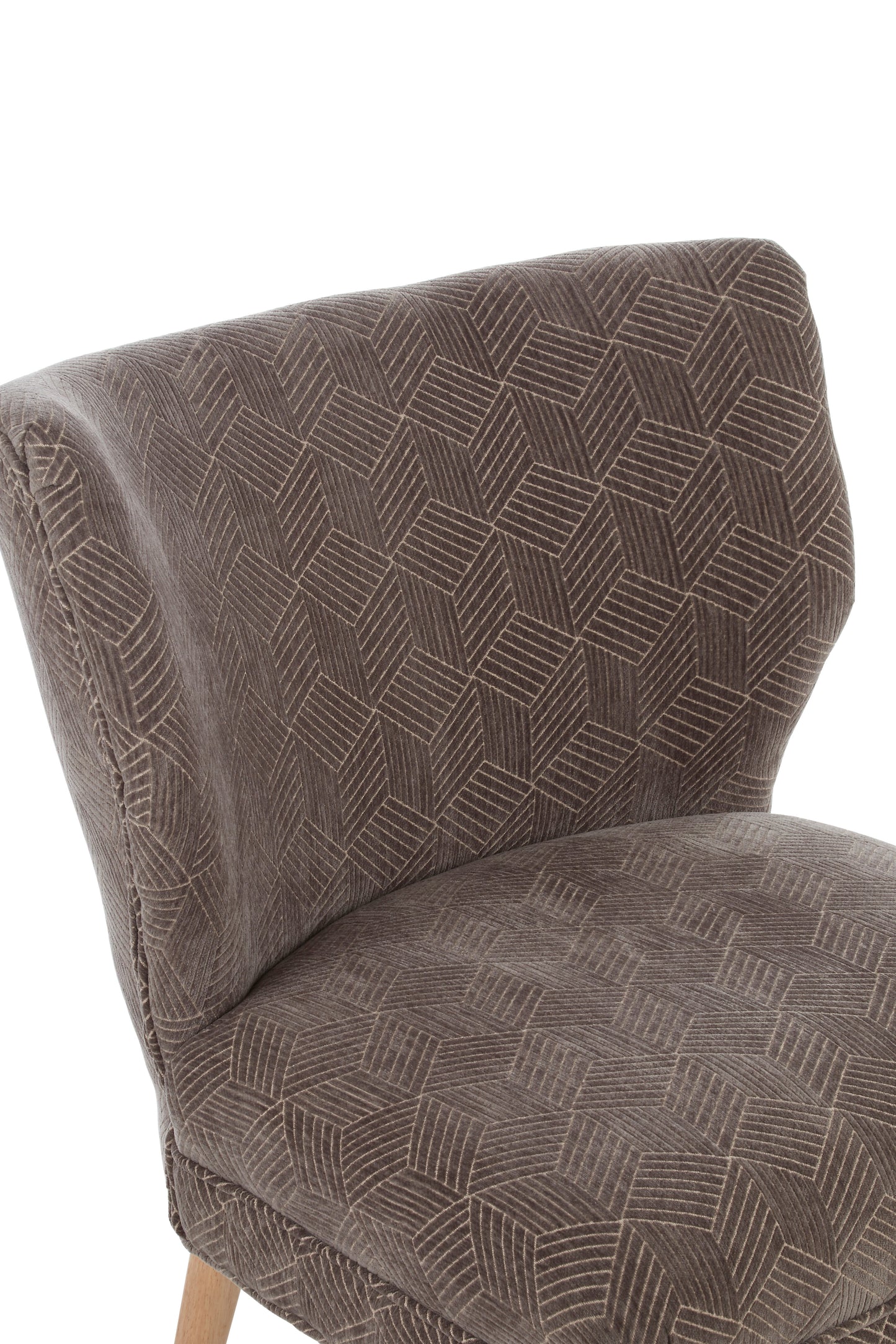 Regents Park Grey Chenille Wingback Chair