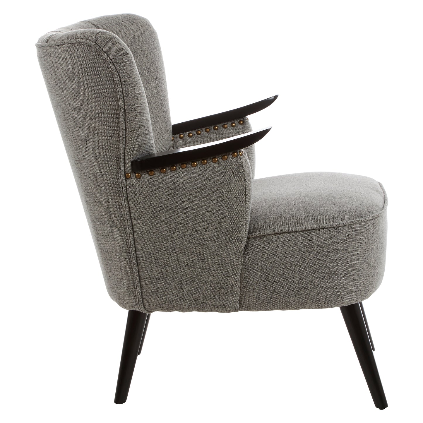 Hampstead Grey Fabric Armchair