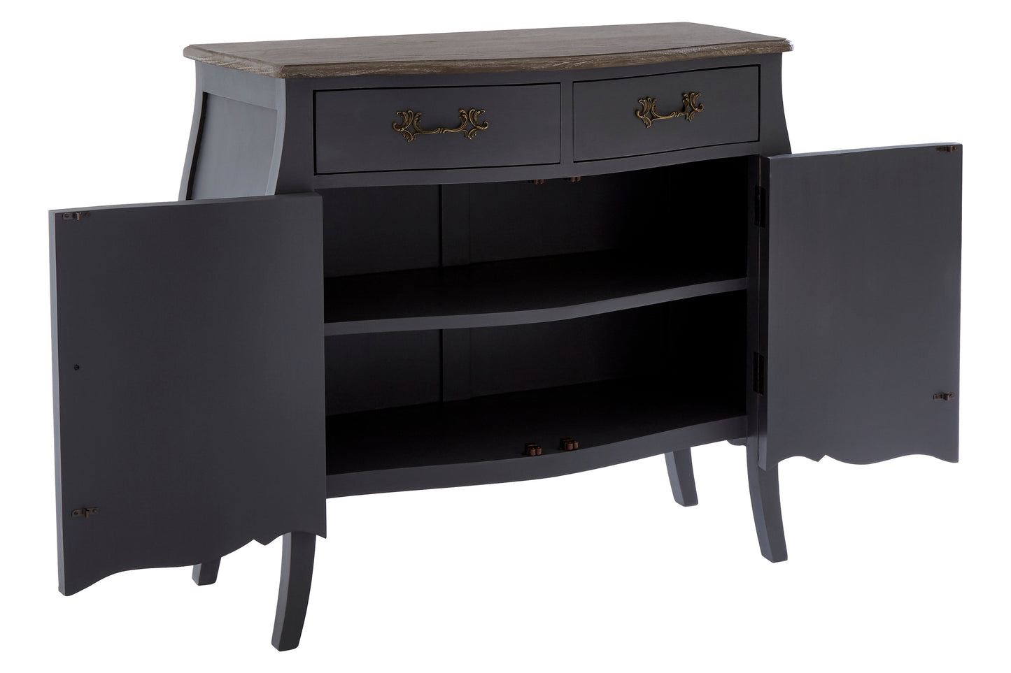 Loire Two Door Dark Grey Sideboard