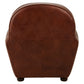 Victor Coffee Leather Classic Armchair