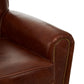 Victor Coffee Leather Classic Armchair