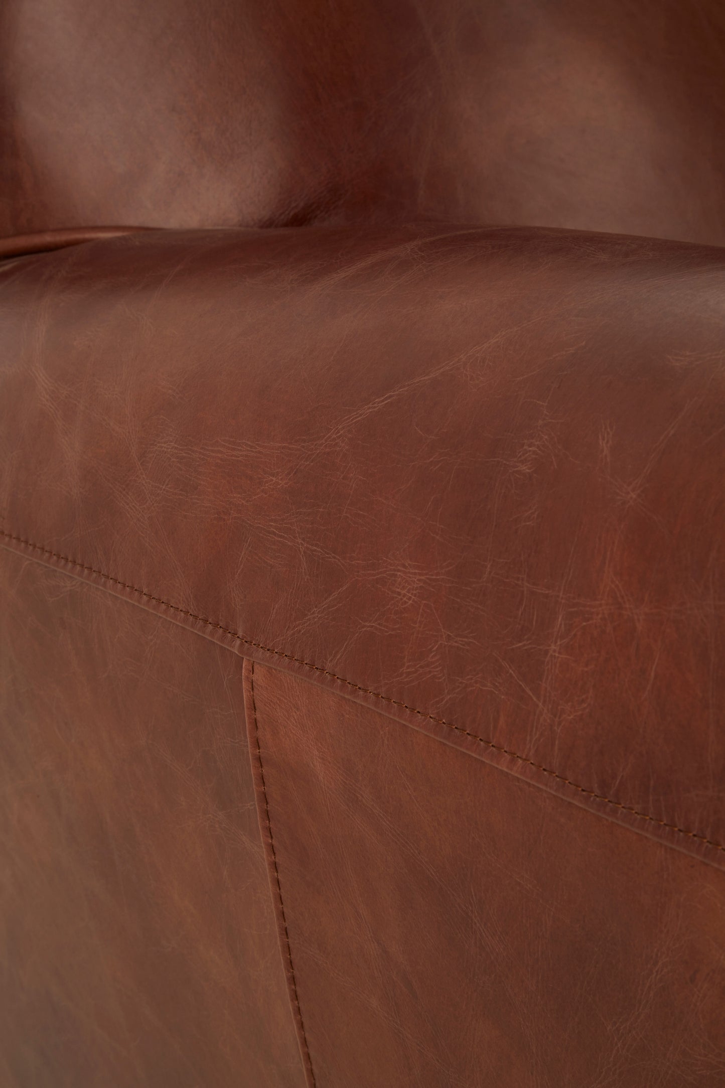 Victor Coffee Leather Classic Armchair