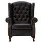 Victor Black Scroll Armchair