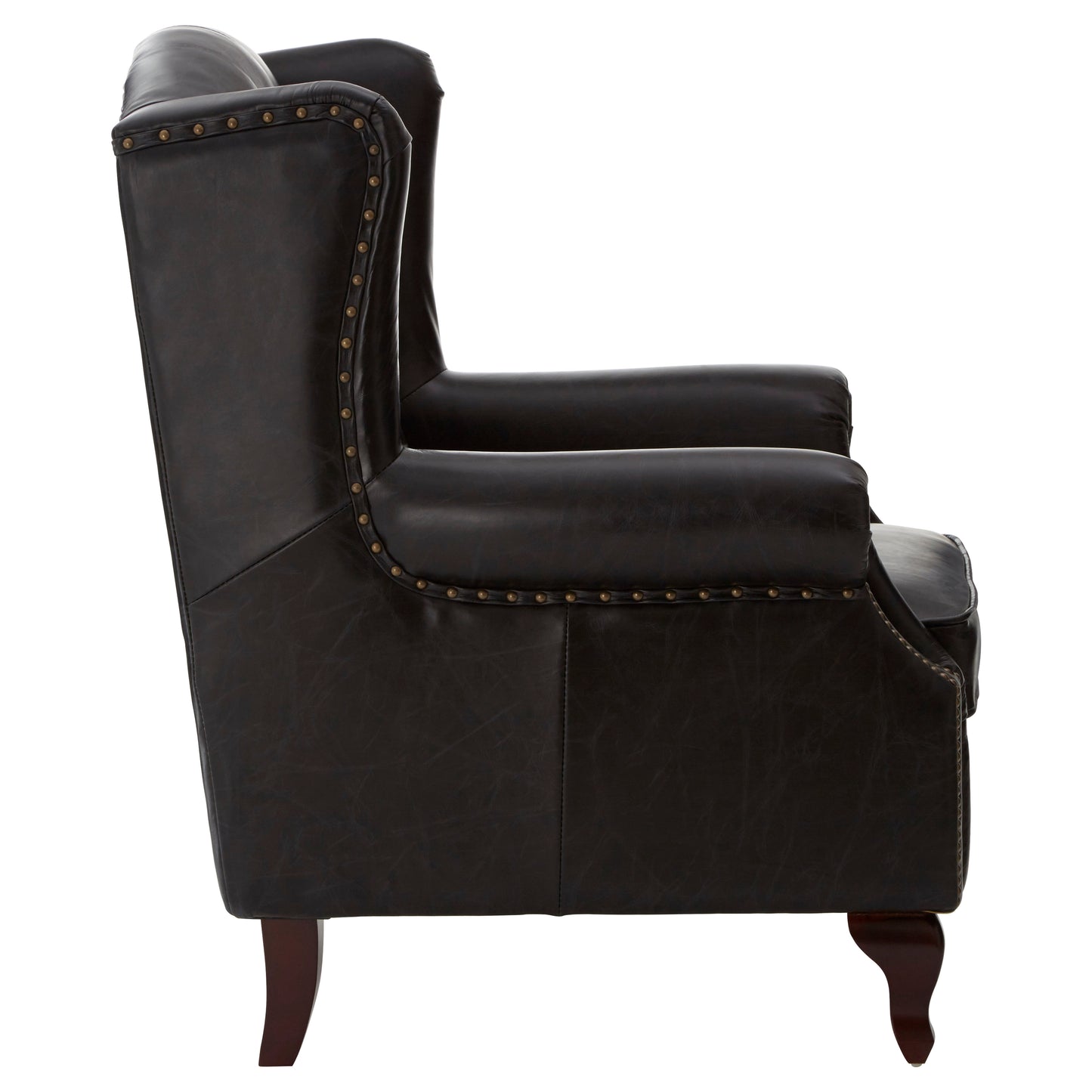 Victor Black Scroll Armchair