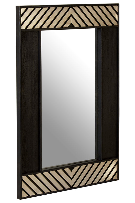 Boho Black Wall Mirror