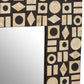 Palu Black And Gold Wall Mirror