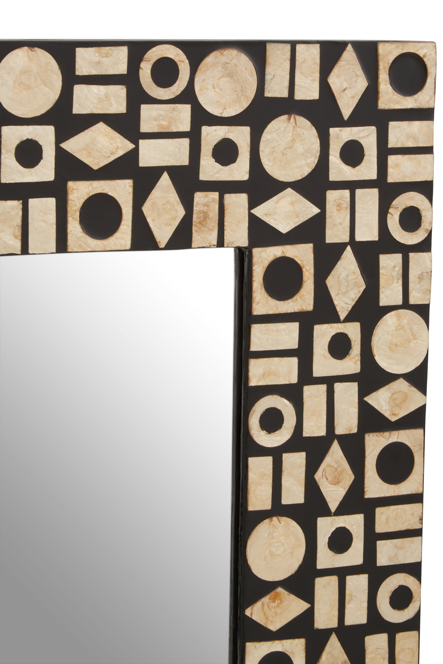 Palu Black And Gold Wall Mirror