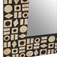 Palu Black And Gold Wall Mirror