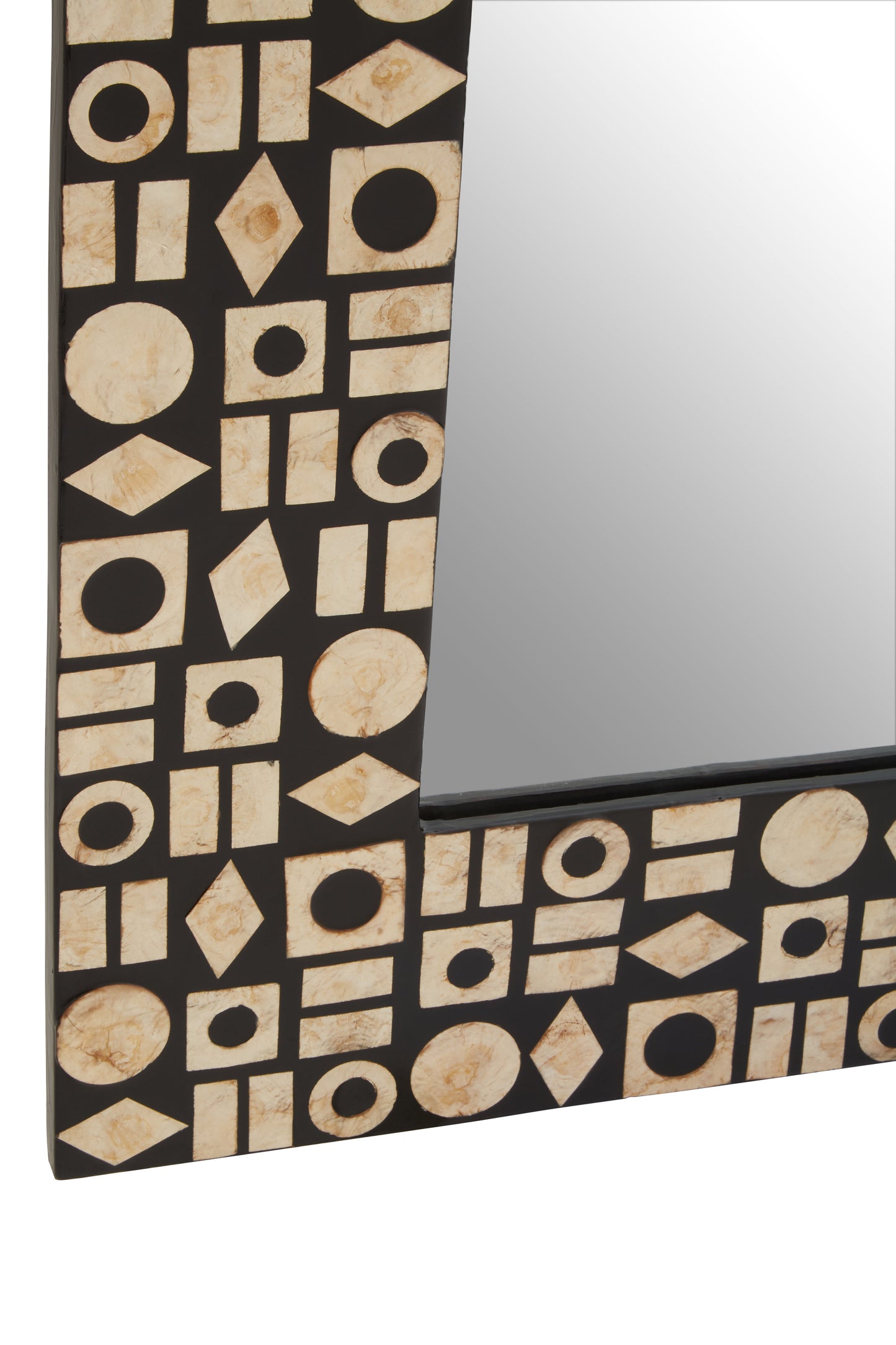 Palu Black And Gold Wall Mirror