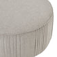 Lily Swivel Ottoman In Oatmeal Twill