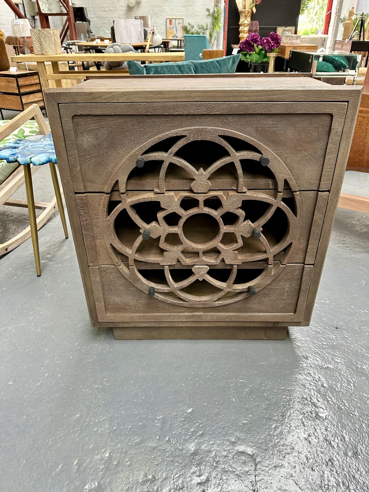 Flower of Life Three Chest of Drawers