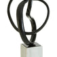 Mirano Black Nickel Finish Knot Sculpture